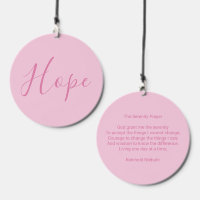 Breast cancer awareness custom text & quote pink