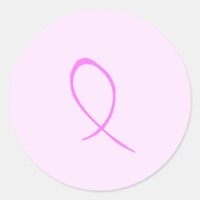 Breast Cancer Awareness Customisable Sticker (Front)