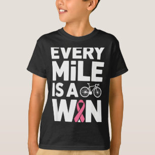 Breast cancer awareness cyclist biking cycling T-Shirt