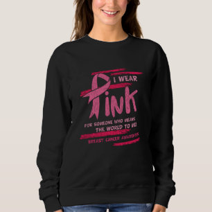 Breast Cancer Awareness Family Friends Support Sweatshirt
