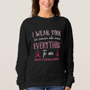 Breast Cancer Awareness Family Friends Support Sweatshirt