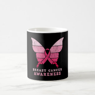 Breast Cancer Awareness Family Matching Butterfly Coffee Mug