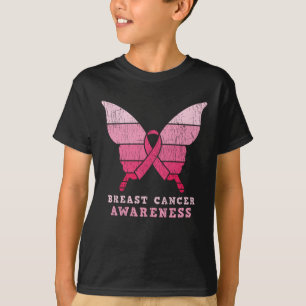 Breast Cancer Awareness Family Matching Butterfly T-Shirt