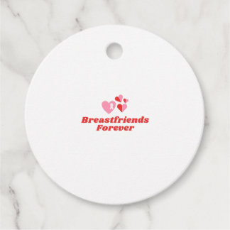 Breast cancer awareness favour tags