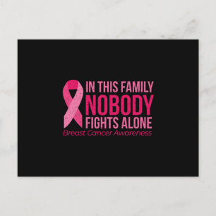 Breast Cancer Awareness Fight Postcard