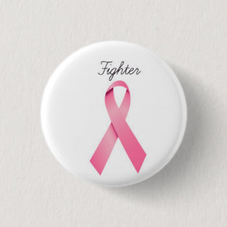 Breast Cancer Awareness Fighter Button