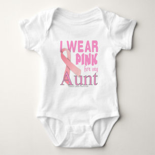 Breast Cancer Awareness for Aunt Baby Bodysuit