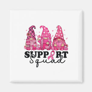 Breast Cancer Awareness For Women Gnomes Support S Magnet