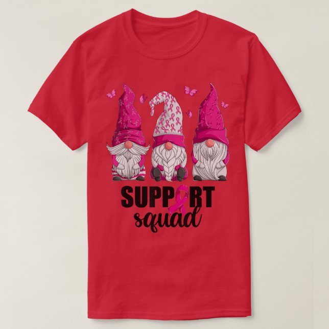 Breast Cancer Awareness  For Women Support Squad G T-Shirt (Design Front)