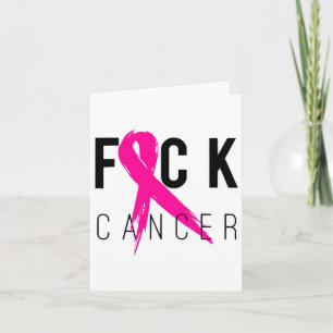 Breast Cancer Awareness Gift Retro Distressed 2  Card