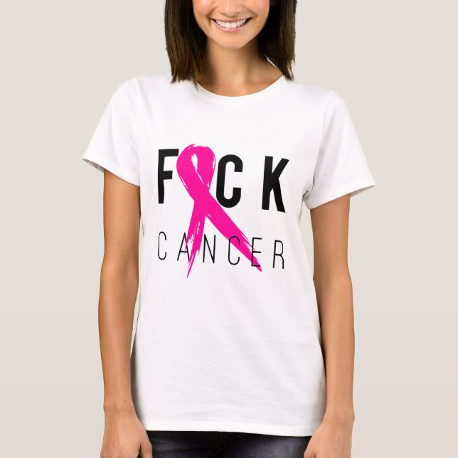 Breast Cancer Awareness Gift Retro Distressed 2  T-Shirt (Front)