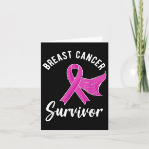 Breast Cancer Awareness Gifts Women Survivor Pink Card