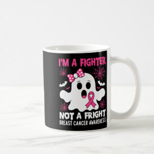Breast Cancer Awareness Halloween Pink Ribbon Spoo Coffee Mug
