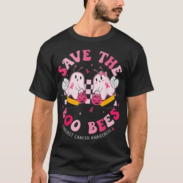 Breast Cancer Awareness Halloween  T-Shirt (Front)