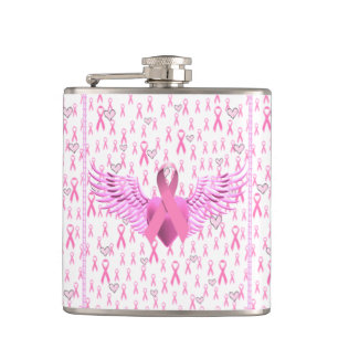 Breast Cancer Awareness,HOPE_ Hip Flask