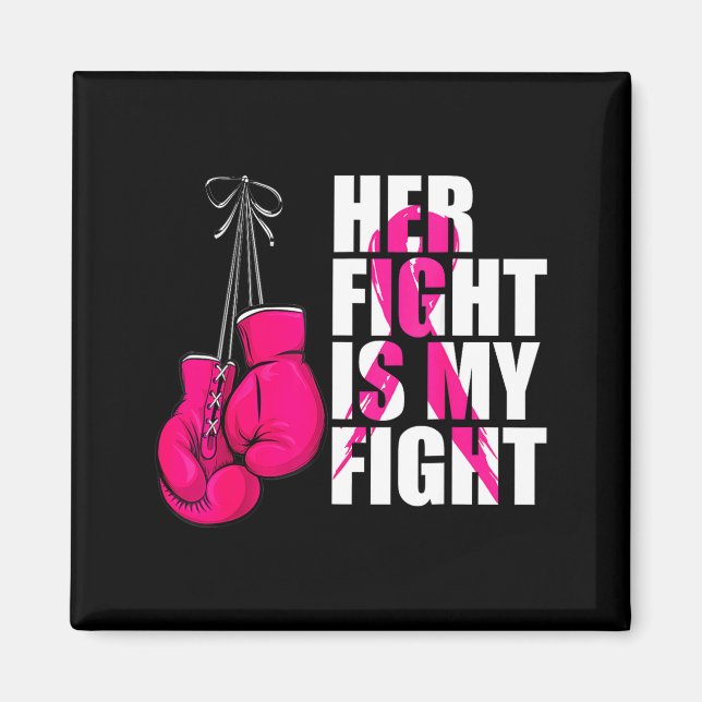 Breast Cancer Awareness Husband Support Magnet (Front)