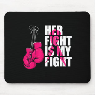 Breast Cancer Awareness Husband Support Squad Mouse Mat