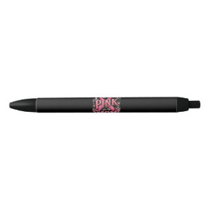 Breast Cancer Awareness I Wear Pink for My Mum Black Ink Pen