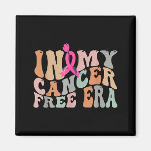 Breast Cancer Awareness in Cancer Era Groovy Magnet