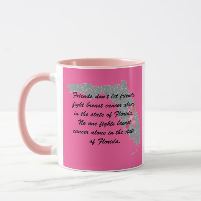Breast Cancer Awareness in Florida  Mug (Left)