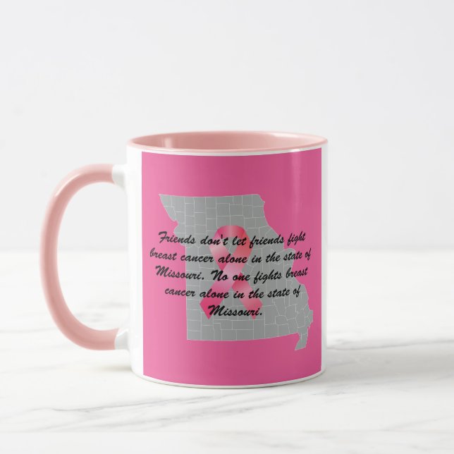 Breast Cancer Awareness in Missouri  Mug (Left)