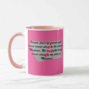 Breast Cancer Awareness in Montana Mug