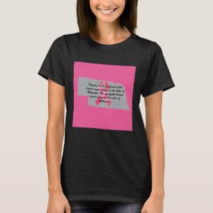 Breast Cancer Awareness in Nebraska T-shirt 