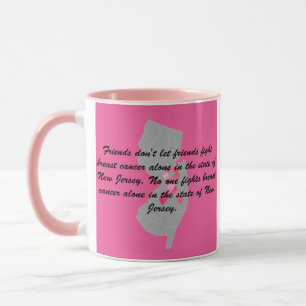 Breast Cancer Awareness in New Jersey  Mug