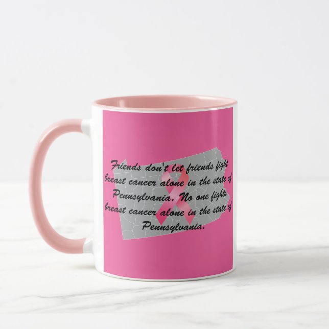 Breast Cancer Awareness in Pennsylvania  Mug (Left)