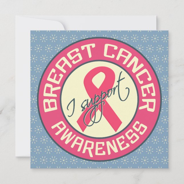Breast Cancer Awareness invitation - customize (Front)