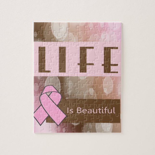 Breast Cancer Awareness Jigsaw Puzzle (Vertical)