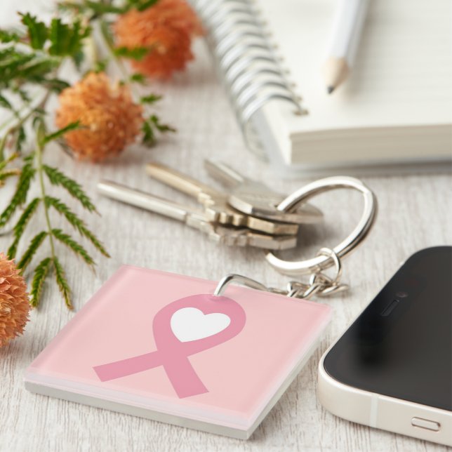 Breast Cancer Awareness  Key Ring (Front Right)