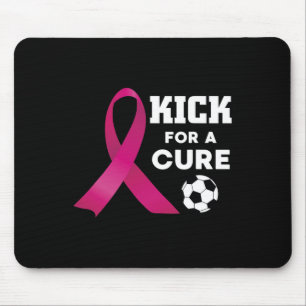 Breast Cancer Awareness Kick For A Cure Soccer Mouse Mat