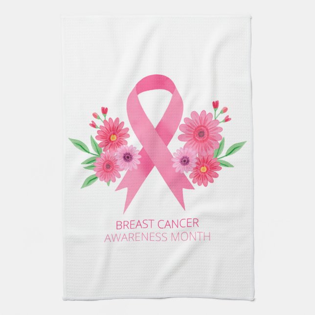 Breast Cancer Awareness Kitchen Towel (Vertical)