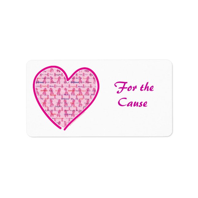 Breast Cancer Awareness Label (Front)