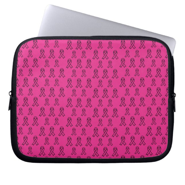 Breast Cancer Awareness Laptop Sleeve (Front)