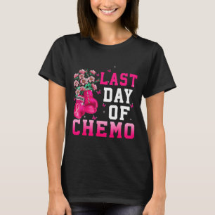 Breast Cancer Awareness Last Day of Chemo Warrior T-Shirt