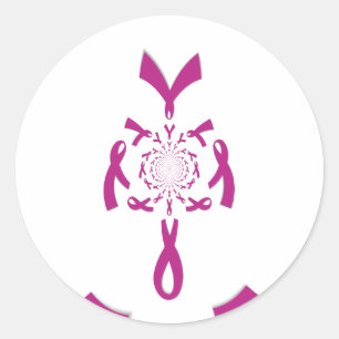 Breast Cancer Awareness Latest Breast cancer Classic Round Sticker