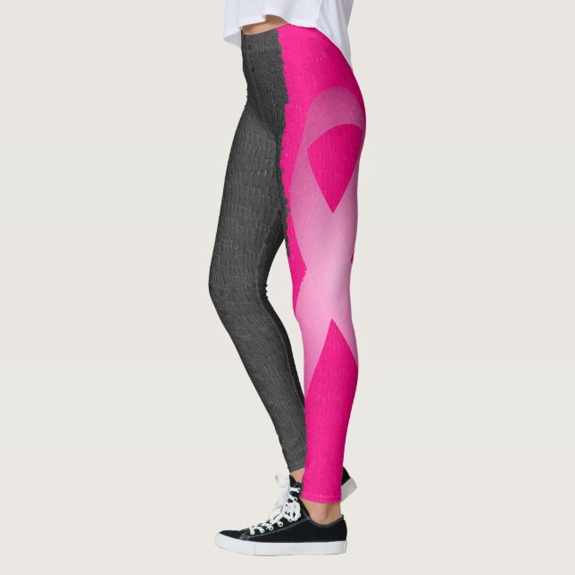 Breast Cancer Awareness Leggings (Left)