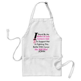 breast_cancer_awareness_lg, She Will Win!, JOHN... Standard Apron