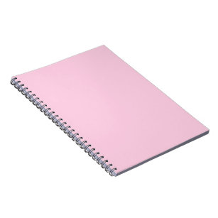 Breast cancer awareness light pink plain cute notebook