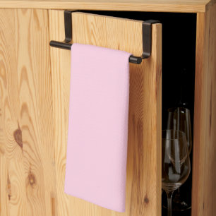 Breast cancer awareness light pink plain cute tea towel