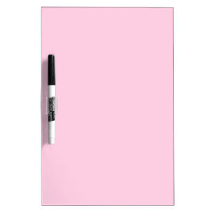 Breast cancer awareness light pink solid colour dry erase board