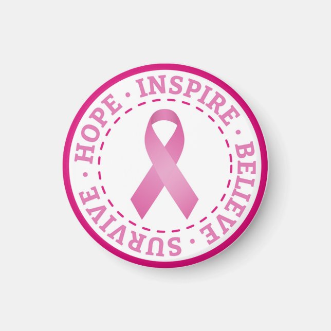 Breast Cancer Awareness Magnet (Front)