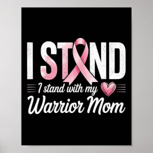 Breast Cancer Awareness Men Kids Girls. Fighting B Poster