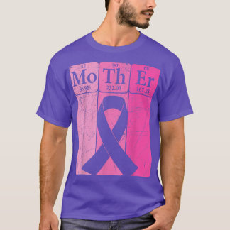 Breast Cancer Awareness Mom Mother Periodic Table  T-Shirt