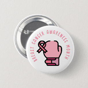 Breast Cancer Awareness Month  6 Cm Round Badge