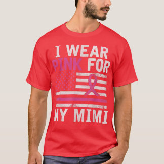 Breast Cancer Awareness Month Cute I Wear Pink For T-Shirt