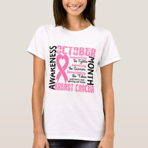 Breast Cancer Awareness Month Heart 1.5 T-Shirt