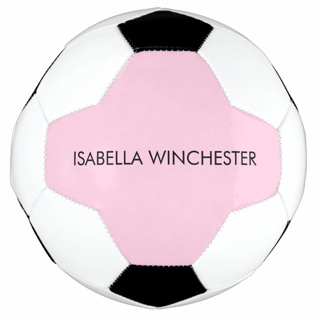 Breast cancer awareness month light pink custom  football (Front)